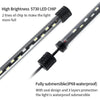 Q50W White LED Aquarium Light, Submersible, EU Plug (4-12W, 18-58cm)