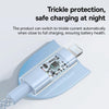 Baseus Gem Transparent 2.4A USB to 8 Pin Fast Charging Data Cable, Length:1m(Blue)