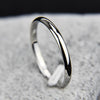 Female Stainless Steel Titanium Steel Ring, Ring Size:8(Gold)