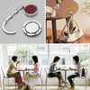 5 PCS Round Folding Hook Bag Hanger, Length:10.1cm, Random Color Delivery