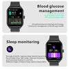Qx5 1.96 inch BT5.2 Smart Sport Watch, Support Bluetooth Call / Sleep / Blood Oxygen / Temperature / Heart Rate / Blood Pressure Health Monitor(Black)
