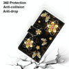 For Alcatel 3X 2020 Coloured Drawing Cross Texture Horizontal Flip PU Leather Case with Holder & Card Slots & Wallet & Lanyard(Gold Diamond Butterfly)