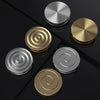 Decompression Pendant Gyro Pendant Necklace Key Chain Reduce Pressure Toy, Color: Brass Fine Ripple