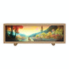 Warm Light Touch Control Wooden Acrylic Atmosphere Lightbox Decoration Painting Night Light(Beech)