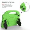 For Samsung Galaxy Tab A8 10.5 2021 X200 / X205 Thumb Bracket EVA Shockproof Tablet Case(Green)