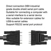 DTECH RS232 Serial Direct Line DB9 Extension Line Female to Female 5m