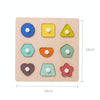 2 PCS Wooden Number Shape Matching Board(Shape Cognition)