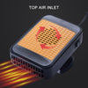 12V Car Hollow Heater Multifunctional Front Windshield Defroster and Demister(Orange)