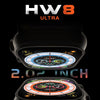 HW8 Ultra 2.02 inch TFT Screen Smart Watch, IP67 Waterproof Support Heart Rate & Blood Oxygen Monitoring / Multiple Sports Modes(Black)