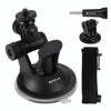 PULUZ Car Suction Cup Mount with Screw & Tripod Mount Adapter & Storage Bag for GoPro, Insta360, DJI and Other Action Cameras
