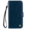 For Xiaomi  Redmi Note 5A Pro / Prime Business Style Oil Wax Texture Horizontal Flip Leather Case with Holder & Card Slots & Wallet & Lanyard(Blue)
