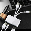 NK-1032 Pro 5 in 1 8 Pin + Type-C / USB-C + USB + TF Card + SD Card Multi-function Camera Reader Adapter