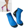 DIVE & SAIL 1.5mm Neoprene + Nylon Snorkeling Socks Diving Socks Anti-slip Anti-scratch Beach Socks, Size:L (39-42)(Men Blue)