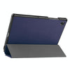 For Samsung Galaxy Tab A8 10.5 2021 ENKAY Custer Texture Leather Smart Tablet Case(Dark Blue)