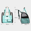 Pet Space Capsule Carrier Backpack, Green, For Cats & Small Dogs (Model 5)