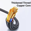 USAMS SJ743 30W USB-C / Type-C to 8 Pin Zinc Alloy Fast Data Cable, Length: 1.2m(Titanium)