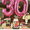 2 PCS 40 Inch Aluminium Foil Number Balloons Birthday Wedding Engagement Party Decor Kids Ball Supplies(1-Champaign gold)