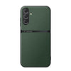 For Samsung Galaxy A36 Litchi Leather Magnetic Full Coverage Shockproof Phone Case(Green)