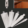 Wedge Feeler Gap 30-45mm Stainless Steel Ruler Inspection Taper Gauge Metric Imperial Measure Tool