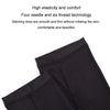 Summer Ice Silk Sunscreen Leggings Outdoor Riding Sports Knee Protectors Cool Anti-Slip Leg Socks, Size: L(Black)