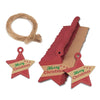 100pcs / Pack Christmas Kraft Paper Tag Gift Wrap Card Set(L-34)