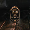Halloween One-eyed Doorbell Glowing Horror Sound Decoration Pendant Black