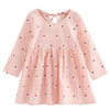 Girl Dress Children Dress Girls Long Sleeve Plaid Dress Soft Cotton Summer Princess Dresses Baby Girls Clothes, Size:100cm(Pink Flowers)