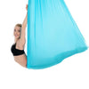 Household Handstand Elastic Stretching Rope Aerial Yoga Hammock Set(Sky Blue)