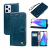 For Xiaomi Redmi Note 12 Pro 5G Global Oil Wax Texture Leather Phone Case(Blue)