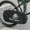 WEST BIKING YP0719301 Bicycle Dust Chain Cover Crankset Protective Cover(Black)