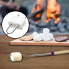 1124-7 Retractable Wooden Stick Marshmallow BBQ Fork, Spsc: Zipper Bag