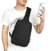 OUMANTU 903 Oxford Cloth Chest Bag Business Casual One-shoulder Crossbody Bag(Black)