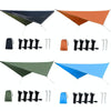 Outdoor Camping Sunshade Waterproof and Moisture-proof Floor Mat Ultra-light Canopy,Size: 320 x 250cm (Sky Blue)