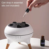 Dynamic Multi-Spray Aromatherapy Diffuser With Colorful Lights Remote Control Humidifier EU Plug(V80 Spit Circle Upgrade Model)