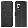 For Samsung Galaxy A56 5G Stitching Calf Texture Buckle Leather Phone Case(Black)