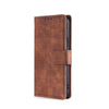 For Alcatel 1S 2021 / 3L 2021 Skin Feel Crocodile Texture Magnetic Clasp Horizontal Flip PU Leather Case with Holder & Card Slots & Wallet(Brown)