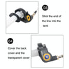 Off-road Motorcycle Modified 22mm Handle Throttle Clamp Hand Grip Big Torque Oil Visual Throttle Accelerator for with Cable(Blue with Silver Throttle Cable)