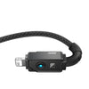 Baseus Unbreakable Series 2.4A USB to 8 Pin Fast Charging Data Cable, Length:1m(Black)