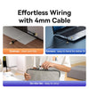 Baseus PCWL-A105 High Speed CAT7 10Gigabit Ethernet Slender Cable, Length:1.5m(Black)