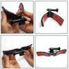 TUYU Motorcycle Integrated Hinged Helmet Chin Sports Camera Mounting Bracket, Style: With 4 Stickers