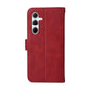 For Samsung Galaxy A56 5G Classic Calf Texture Flip Leather Phone Case(Red)