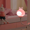 USB Night light LED Cute Bedroom Sleep Eye Protection Bedside Lamp, Style:Regular Version(Rabbit)
