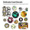 For DJI Neo 2pcs Combo Drone Body Protective Stickers(Graffiti Boom + Ghost Pop)