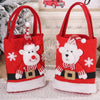 Cute Large Capacity Christmas Decorations Gift Bag Kids Candy Tote Bag(Santa Claus)