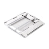 304 Stainless Steel Toaster Grill Toast Rack Foldable Sausage Rack Mini Stove
