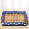 Cooling Cat Mat, Breathable Linen, Small 40x30cm, Deep Blue