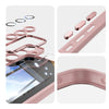 For Samsung Galaxy S25+ 5G Acrylic Hybrid TPU Armor Shockproof Phone Case(Pink)