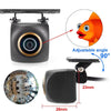 Car Universal HD Night Vision Rear View Reversing Three-Control Fisheye Camera, Style: AHD1080P Panoramic Gold Edge Interpolation