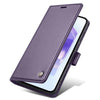 For Samsung Galaxy A55 5G Forwenw F6 Series RFID Leather Phone Case(Purple)