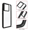 For Xiaomi Redmi K70 / K70S Frosted TPU + Transparent PC Phone Case(Black)